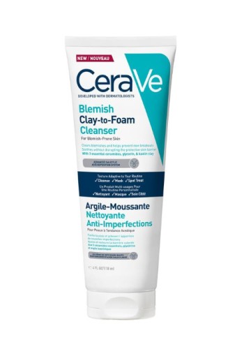 CeraVe Anti-Onzuiverheden Klei naar Schuim Reiniging 118ml