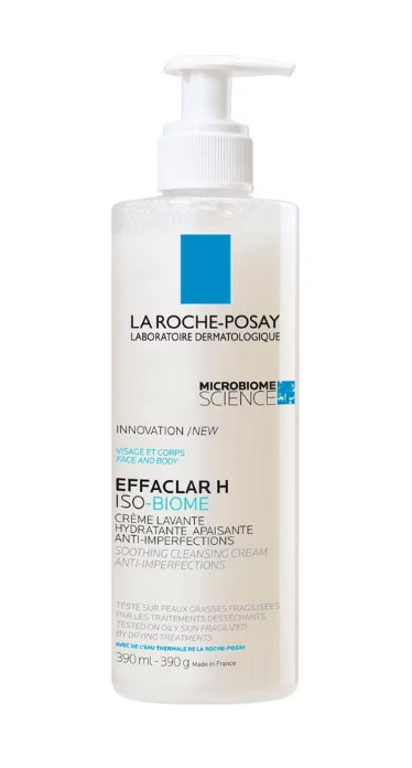La Roche-Posay Effaclar H sensbioom reinigingscreme (390 ml)