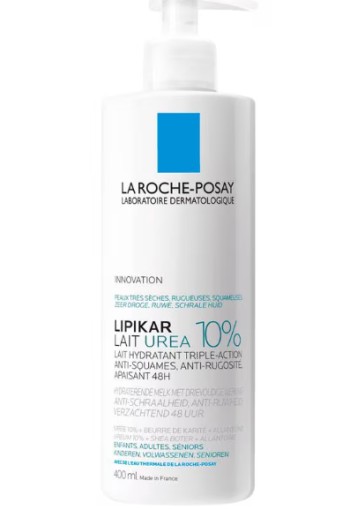 La Roche-Posay Lipikar melk Urea 10% - droge tot zeer droge huid (400 ml)