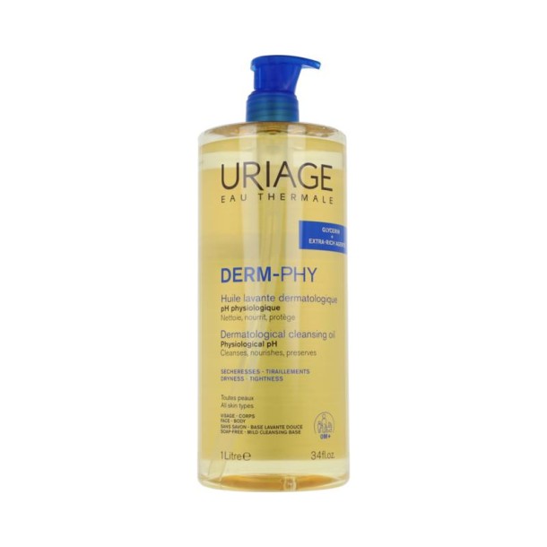 Uriage DERM-PHY Huile lavante dermatologique (1 Liter)