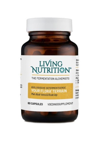 Living Nutrition Your Flora Terrain met aloë vera en rode iep bio