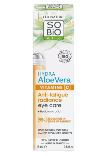 So Bio Etic Hydra Aloe vit C Radiance eye contour cream