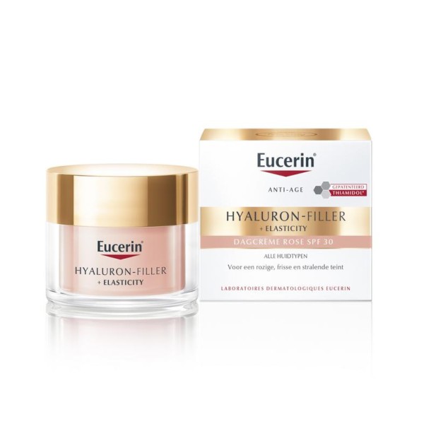 Eucerin Hyaluron-filler + elasticity dagcreme rose SPF30 (50 Milliliter)