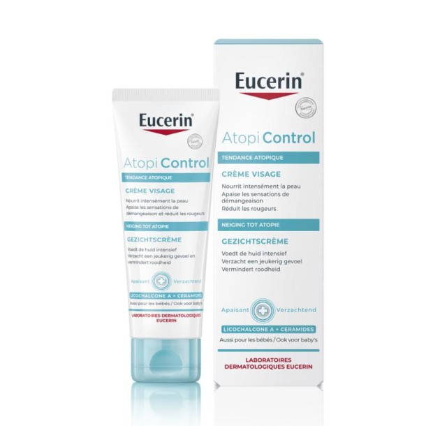 Eucerin Atopicontrol kalmerende gezichtscreme (50 Milliliter)