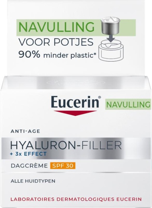Eucerin Hyaluron-filler + 3x effect dagcreme SPF30 navul (50 Milliliter)