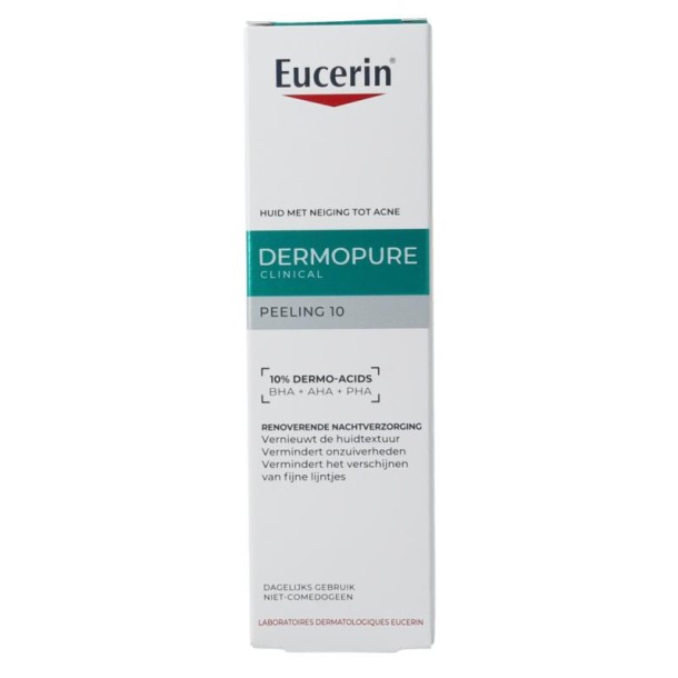 Eucerin Dermopure clinical peeling 10 reno nachtverzorging (40 Milliliter)