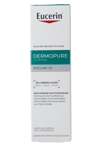 Eucerin Dermopure clinical peeling 10 reno nachtverzorging (40 ml)