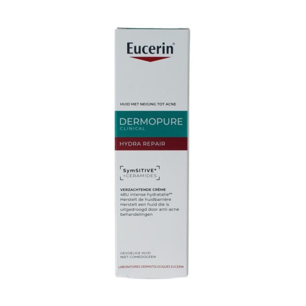 Eucerin Dermopure clinical hydra repair verzachtende creme (40 ml)