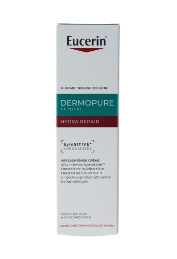 Eucerin Dermopure clinical hydra repair verzachtende creme (40 ml)
