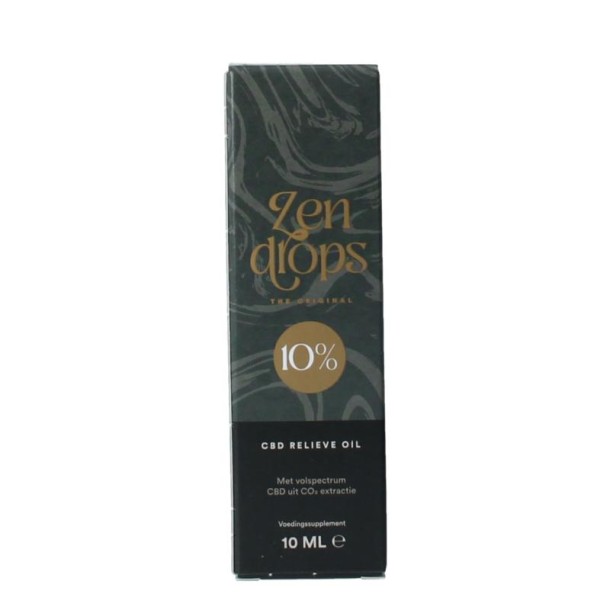 Zendrops CBD olie 10% hennepzaadolie (10 Milliliter)