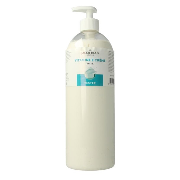 Jacob Hooy Vitamine E creme 1000ml tester (1 Tester)