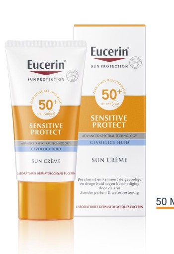 Eucerin Sun sensitive protect creme SPF50+ (50 ml)