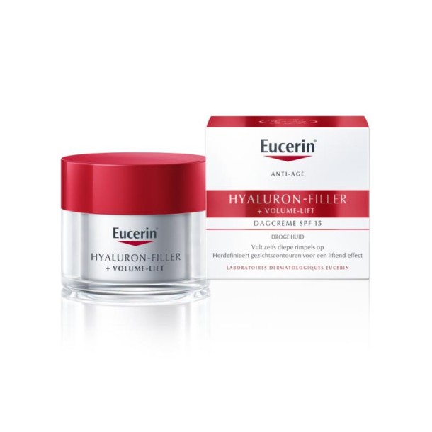 Eucerin Hyaluron-filler + volume-lift dagcreme SPF15 (50 ml)