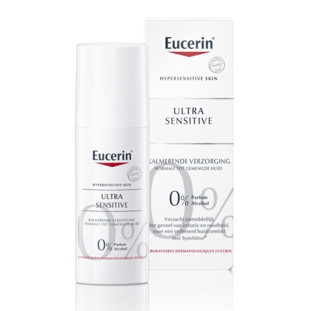 Eucerin Ultrasensitive kalmerende creme norm-gemengde huid (50 Milliliter)