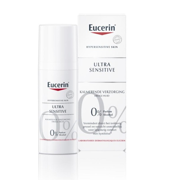 Eucerin Ultrasensitive kalmerende creme droge huid (50 Milliliter)