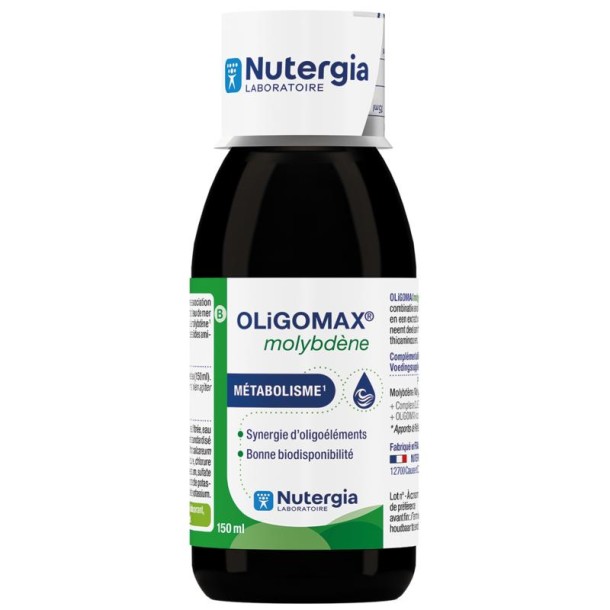 Nutergia Oligomax molybdeen (150 Milliliter)