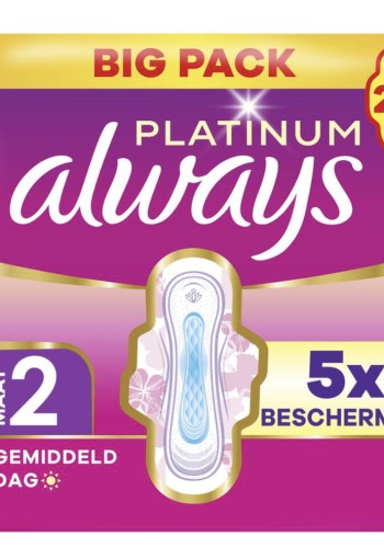 Always Maandverband Platinum Long Big Pack 20 stuks