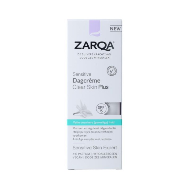 Zarqa ZARQA Sensitive Dagcrème Clear Skin Plus (50 Milliliter)