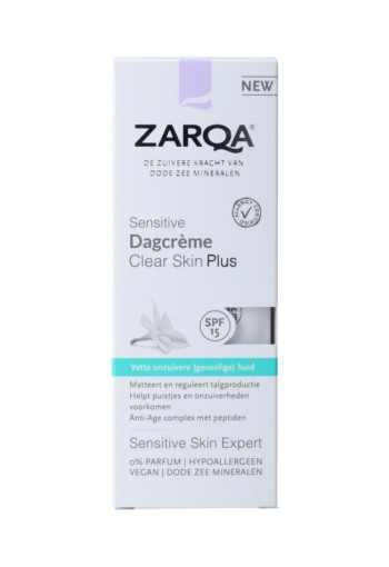 Zarqa ZARQA Sensitive Dagcrème Clear Skin Plus (50 Milliliter)