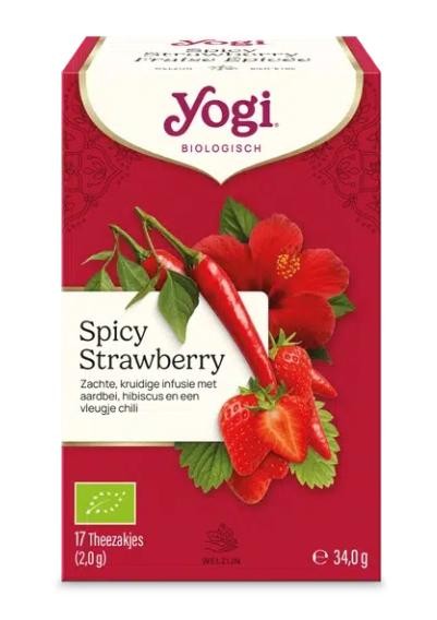 Yogi Tea Yogi® Spicy Strawberry Bio (17 Zakjes)