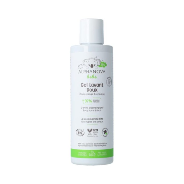 Alphanova Bebe Cleansing Gel body face hair (200 Milliliter)