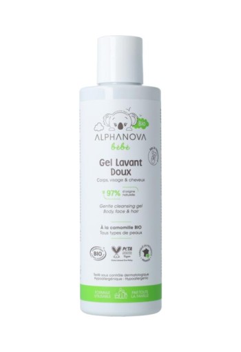 Alphanova Bebe Cleansing Gel body face hair (200 Milliliter)