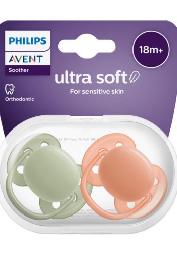 Philips Avent Fopspeen Ultra Soft 18M+ SCF093/05 2 stuks