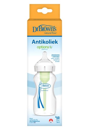 Dr. Brown's Options+ brede halsfles 270ml (1 st)