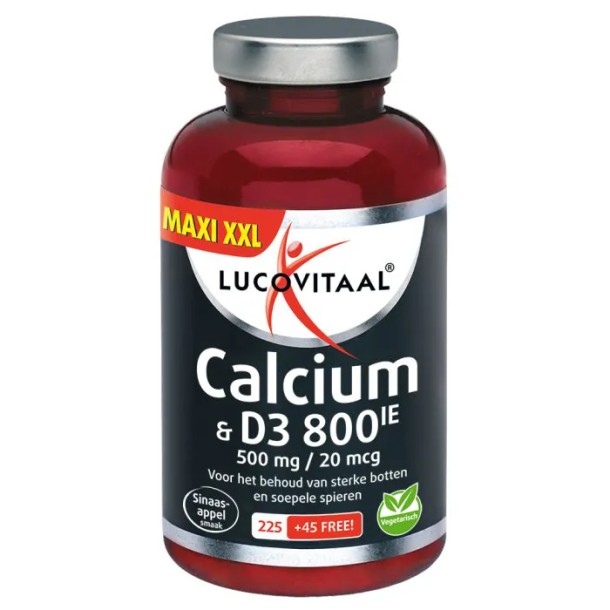 Lucovitaal Calcium 500mg + D3 20mcg (90 Kauwtabletten) 