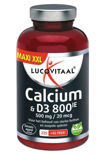 Lucovitaal Calcium 500mg + D3 20mcg (90 Kauwtabletten) 