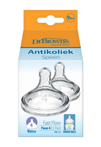 Dr. Brown's Options+ speen fase 4 brede halsfles 2 st