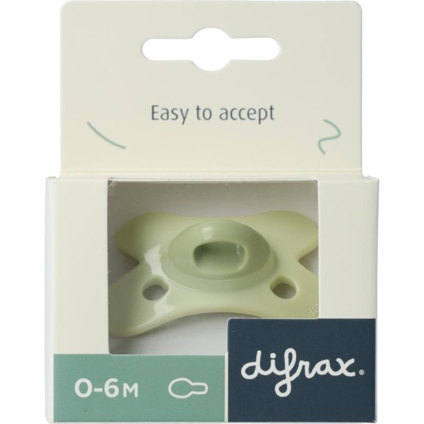 Difrax Fopspeen natural 0-6 meerdere kleuren 1 st
