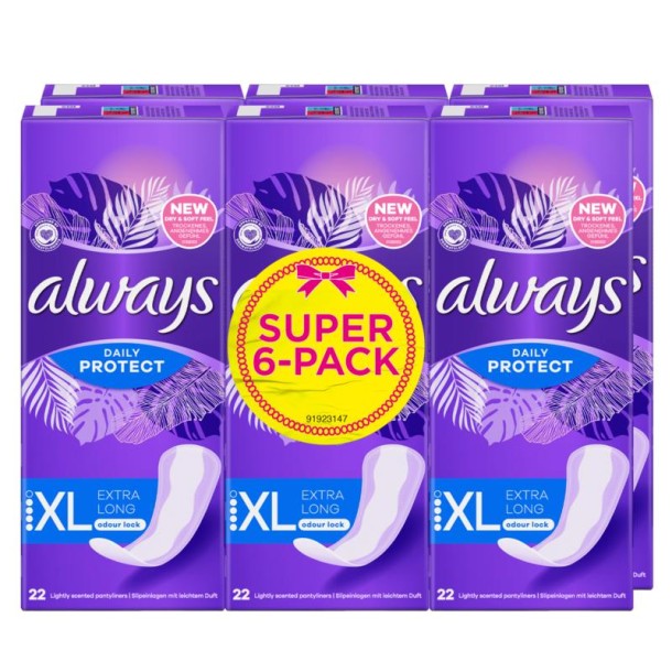 Always Always Daily Protect Inlegkruis 132CT (132 Stuks)