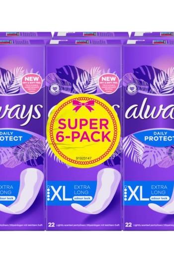 Always Always Daily Protect Inlegkruis 132CT (132 Stuks)