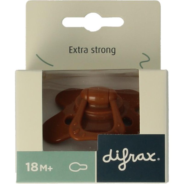 Difrax Fopspeen natural 18+ maanden assorti 1 st