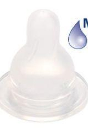Difrax Flesspeen medium natural 2 st