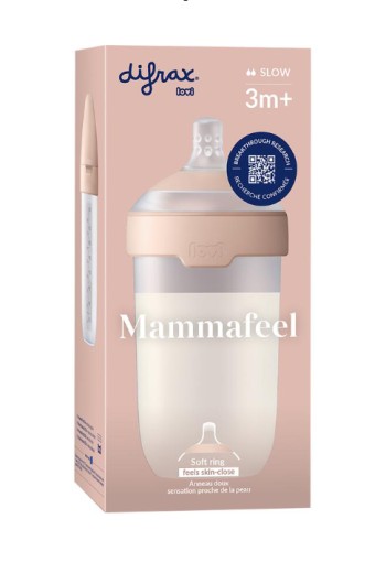 Difrax LOVI Mammafeel Fles 3M+ 250 ML