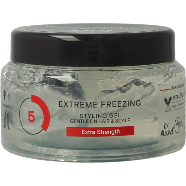 Taft Freezing gel extreme pot 250 ml