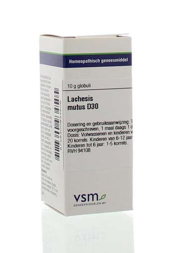 VSM Lachesis mutus D30 (10 Gram)