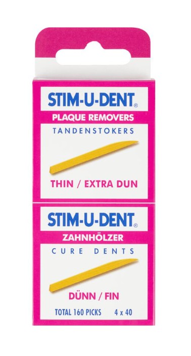 Stim-U-Dent Extra Dun Tandenstokers 160 stuks