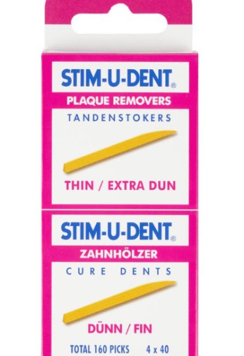 Stim-U-Dent Extra Dun Tandenstokers 160 stuks