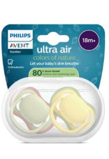 Philips Avent Fopspeen Ultra Air Day 18M+ Double Pack - SCF349/50