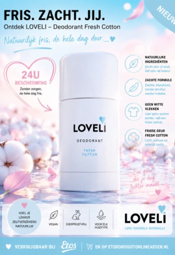 LOVELI | Deodorant Fresh Cotton XL