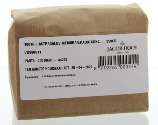 Jacob Hooy Astragalus radix gesneden (250 Gram)