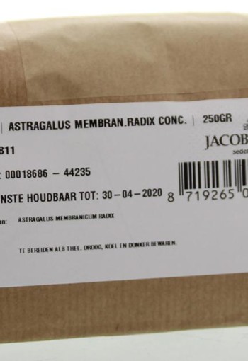 Jacob Hooy Astragalus radix gesneden (250 Gram)