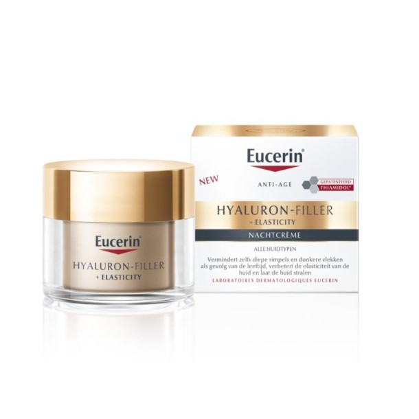 Eucerin Hyaluron-filler + elasticity nachtcreme (50 Milliliter)