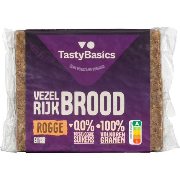 TastyBasics Roggebrood (500 Gram)