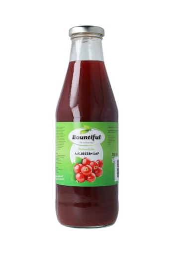 Bountiful Aalbessen sap (750 Milliliter)