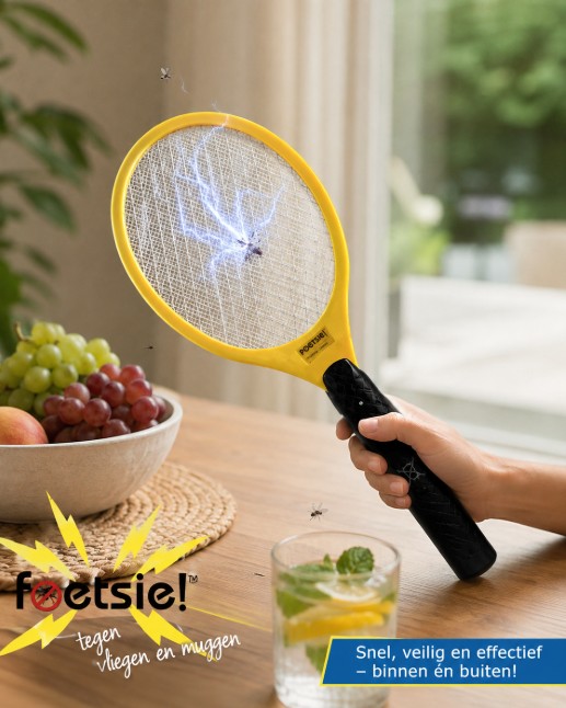 Foetsie! Elektrische vliegenmepper