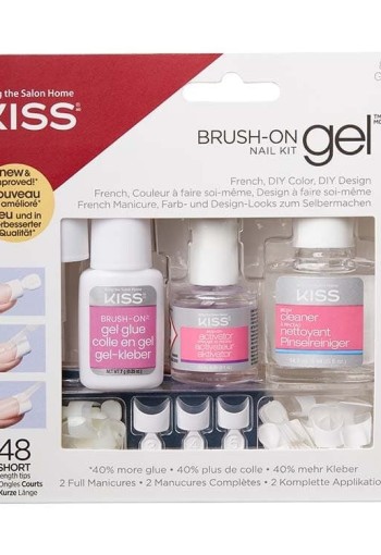 Kiss Brush on gel kit (1 Stuks)